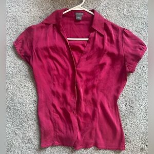 Ann Taylor Silk Button Up